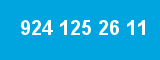 924 125 26 11